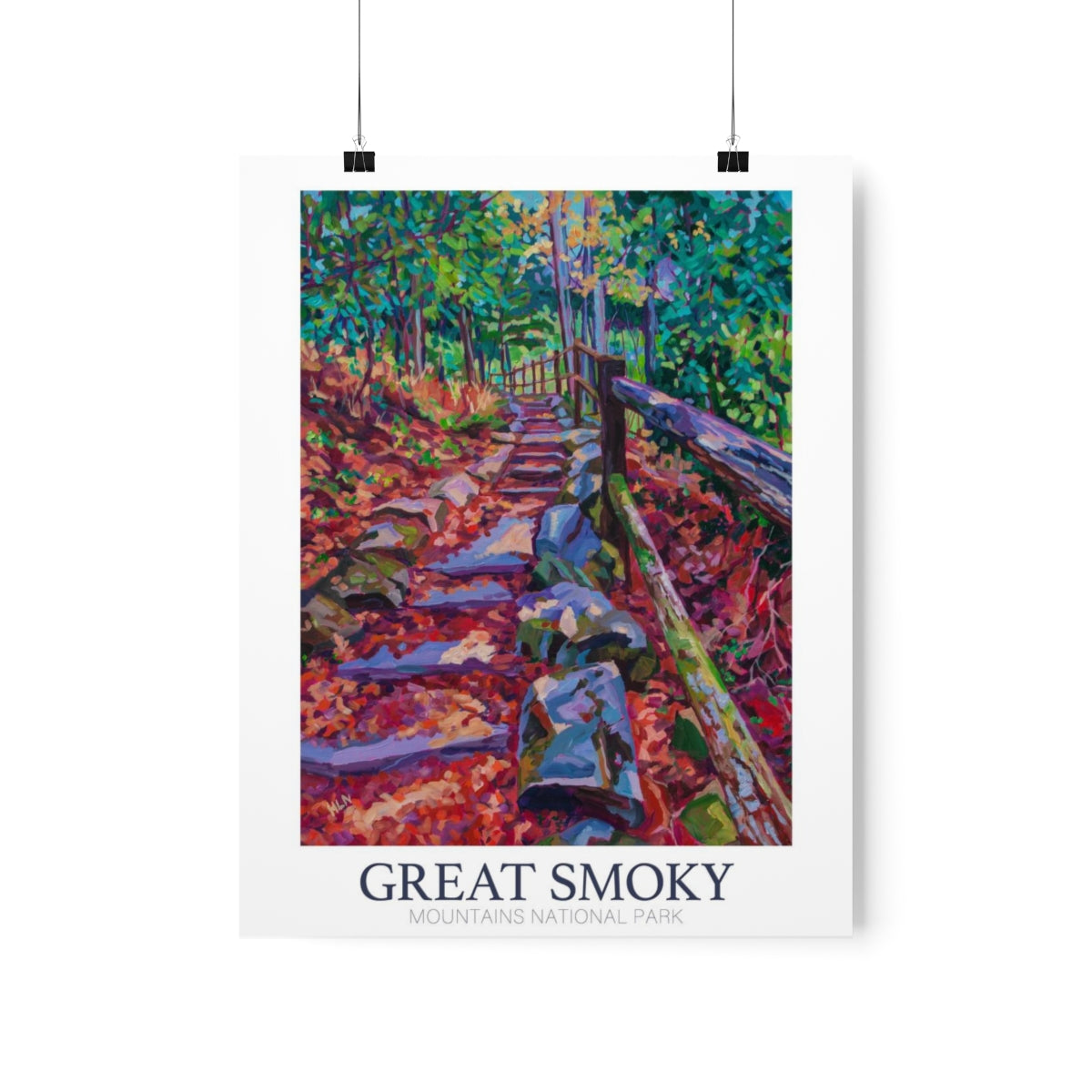*Great Smoky Mountains National Park Matte Vertical Poster