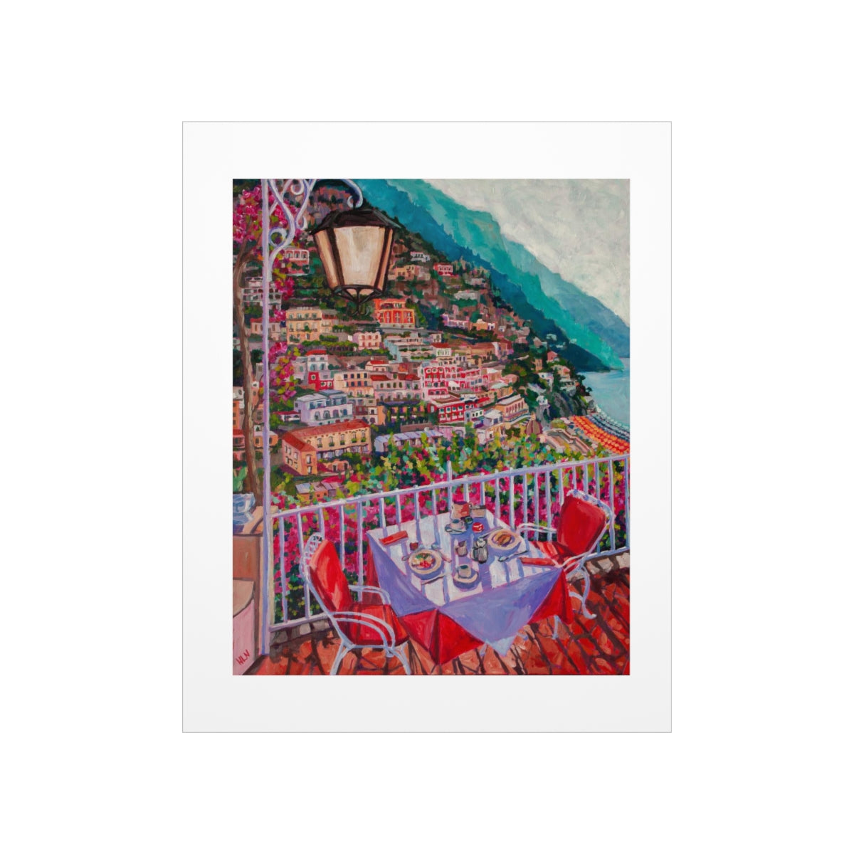* Things Hoped For, Positano, Italy- Premium Matte Vertical Poster