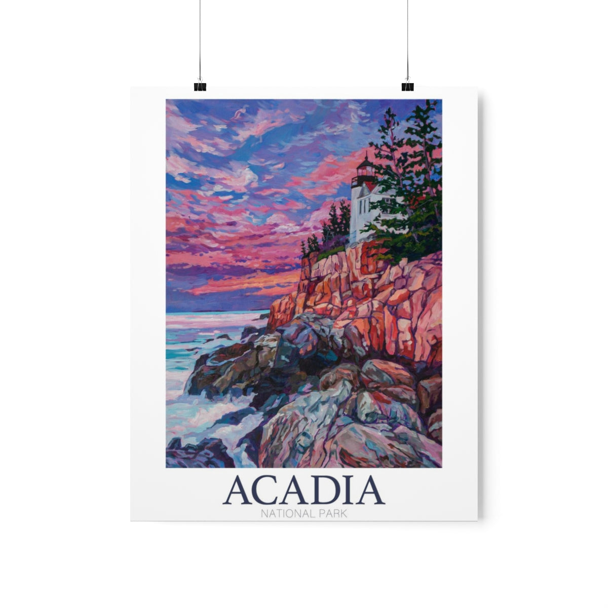*Acadia National Park Matte Vertical Poster