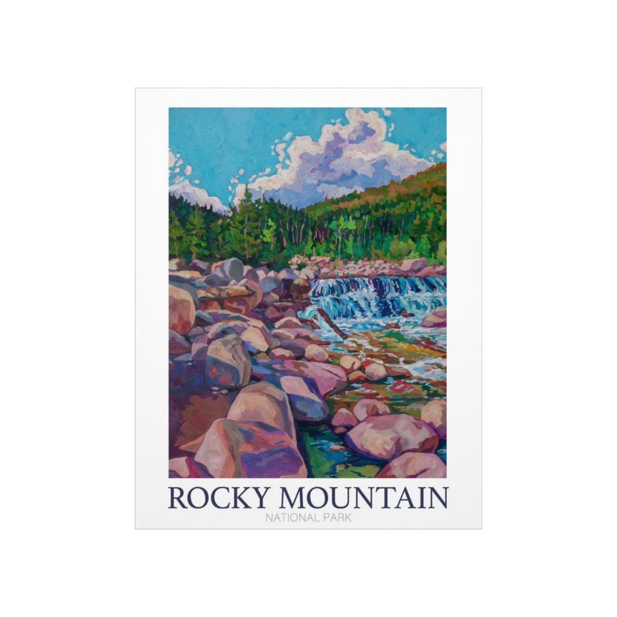 *Rocky Mountain National Park Matte Vertical Poster