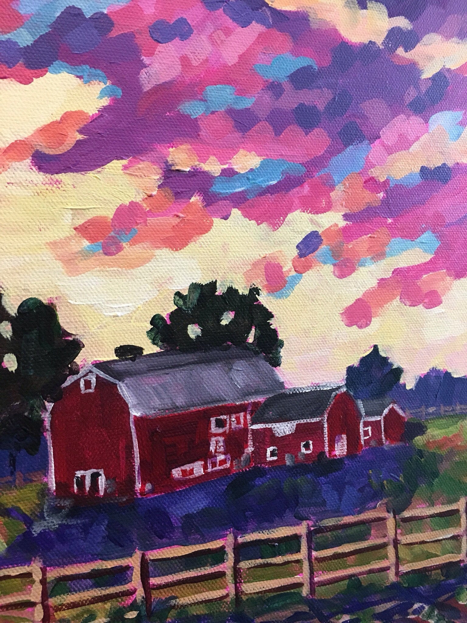 another detail with the barns